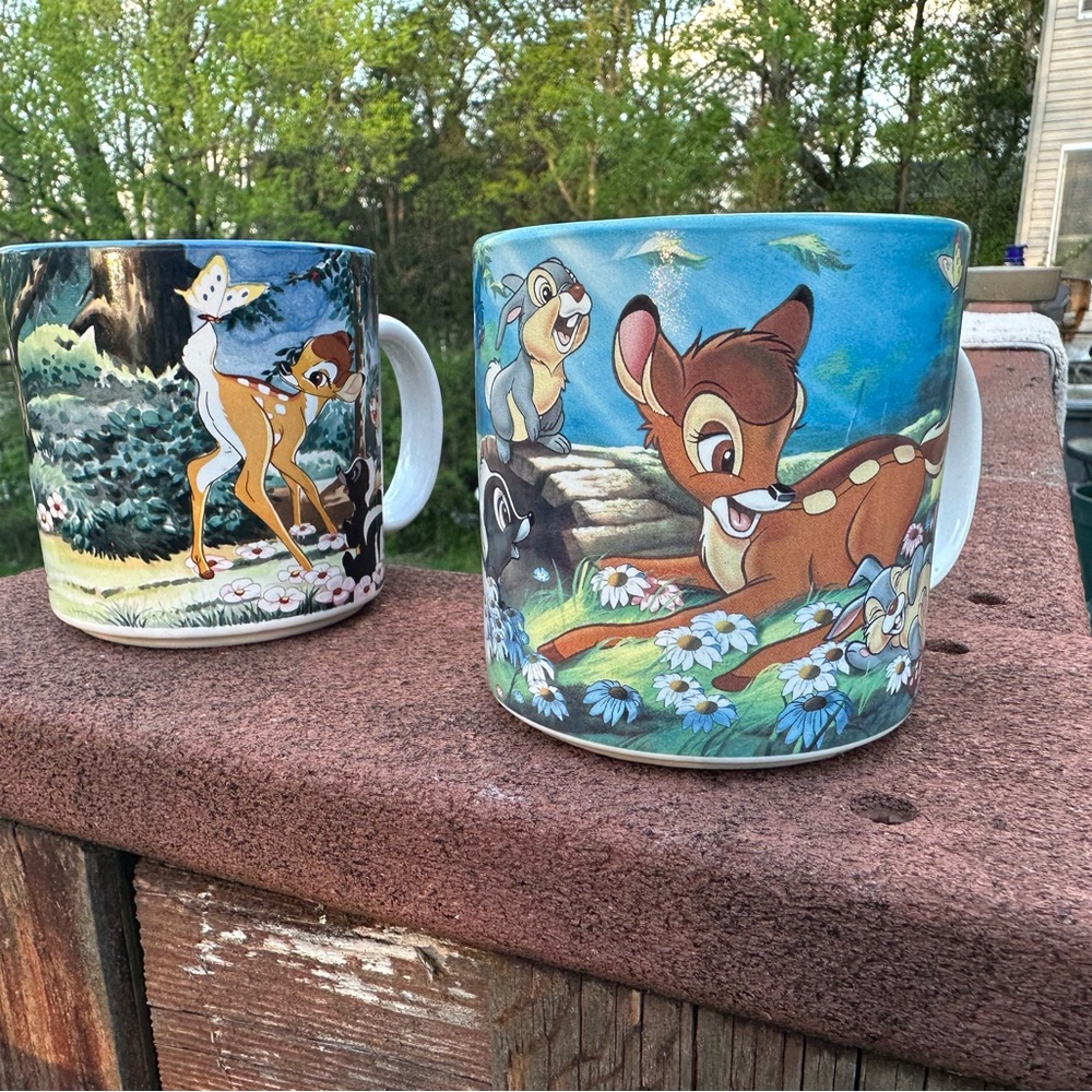 Walt Disney Bambi Mugs
